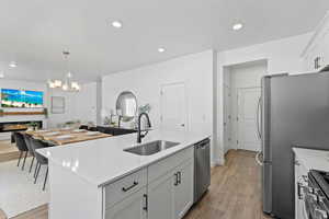 Access to the basement and the garage through the mudroom