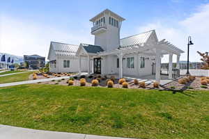 Exterior of the clubhouse