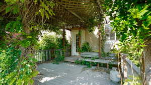View of deck