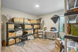 View of storage room