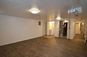 Left - Door to 2 car garageMiddle Left - Laundry RoomMiddle - Utility ClosetRight - Entrance to storage room and hallway to bedrooms and bathroom