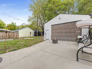 Oversized garage & fully fenced backyard.