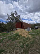 View of barn