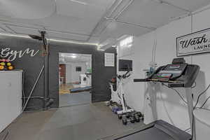 View of workout area