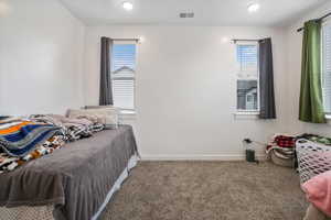Primary bedroom as is.