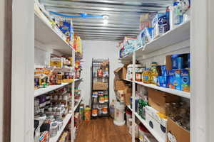 View of storage area