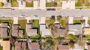 Aerial view featuring a residential view