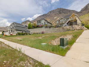 Exterior space with a mountain view and a residential view