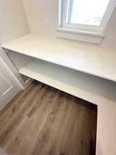 Details featuring wood finished floors