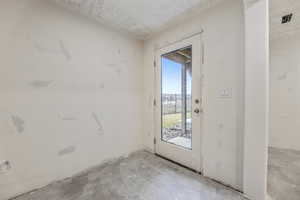View of doorway to outside