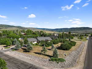 View of mountain backdrop