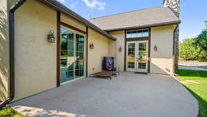 View of patio / terrace with french doors