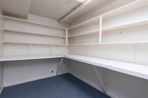 View of storage area