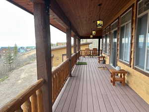 3 sided covered deck