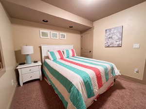 bedroom featuring baseboards