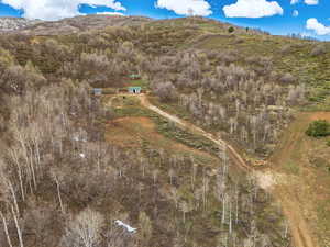Aerial overview of property's location