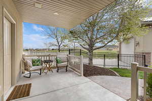 View of patio / terrace with fence