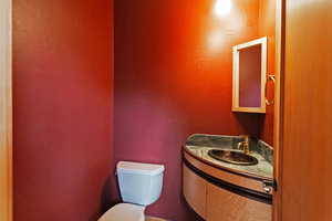 Powder room on the main level