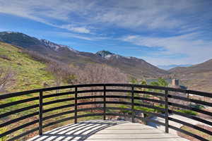 Deck off the primary bedroom