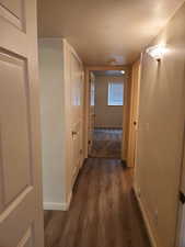 Hallway to 2nd bedroom