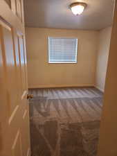 Carpeted 2nd bedroom