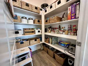 View of storage area
