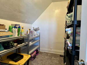 View of storage room