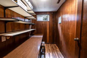 Storage area with visible vents