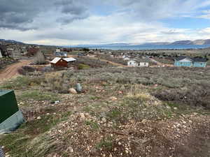 Water view featuring a mountain view