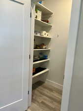 View of closet