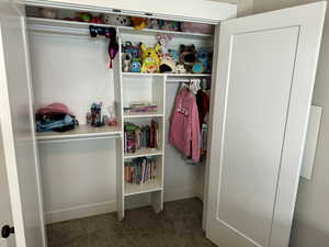 View of closet