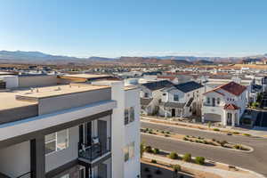 View of city featuring a residential view and a mountain view