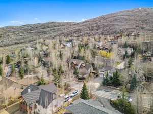 Bird's eye view with a residential view and a mountain view