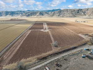 Mountain view featuring a rural view