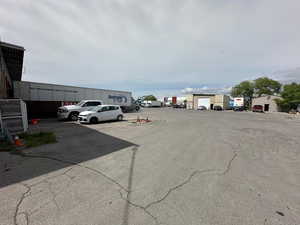 View of uncovered parking lot