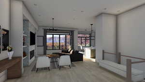 Building lobby with visible vents