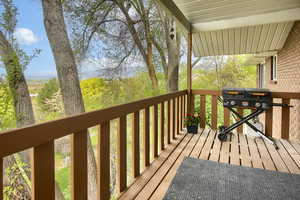 View of deck