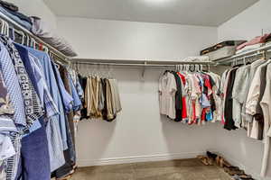 Spacious Primary walk-in closet. You'll love this!