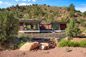 View of rear view of house