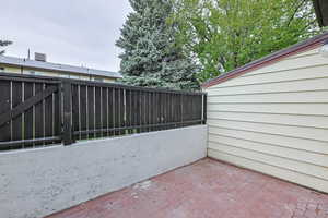 Private Encdosed Patio