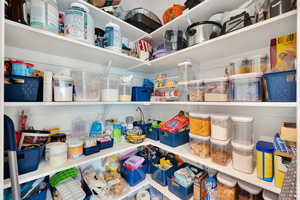 View of storage area