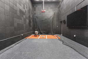 View of basketball court