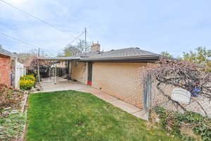 Back Patio & Grass Area