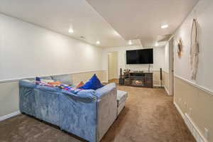 Basement family room