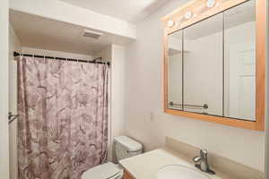 Basement bathroom.