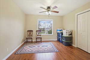 Primary bedroom sitting area