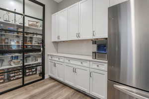 10' glass/metal pantry door - just incredible! The butler pantry area is a must have!