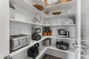 This appliance pantry is so necessary!