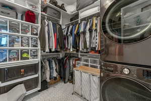 Take a look at this beautifully designed custom closet, where every detail has been thoughtfully planned for seamless organization.