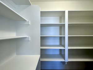 View of spacious closet